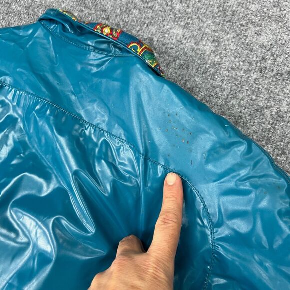 Vintage Misty Harbor Rain Coat Womens M Medium Waterproof Snap Button Long *READ - Picture 10 of 12